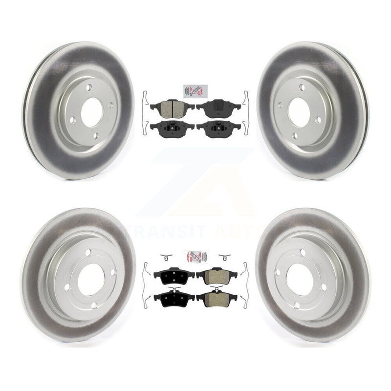 Transit Auto KGA-104864 Disc Brake Kit for 2018-2022 Ford EcoSport - Front and Rear