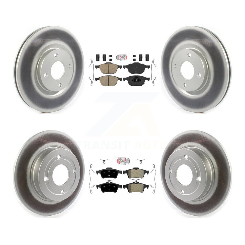 Transit Auto KGA-104865 Disc Brake Kit for 2018-2021 Ford EcoSport - Front and Rear