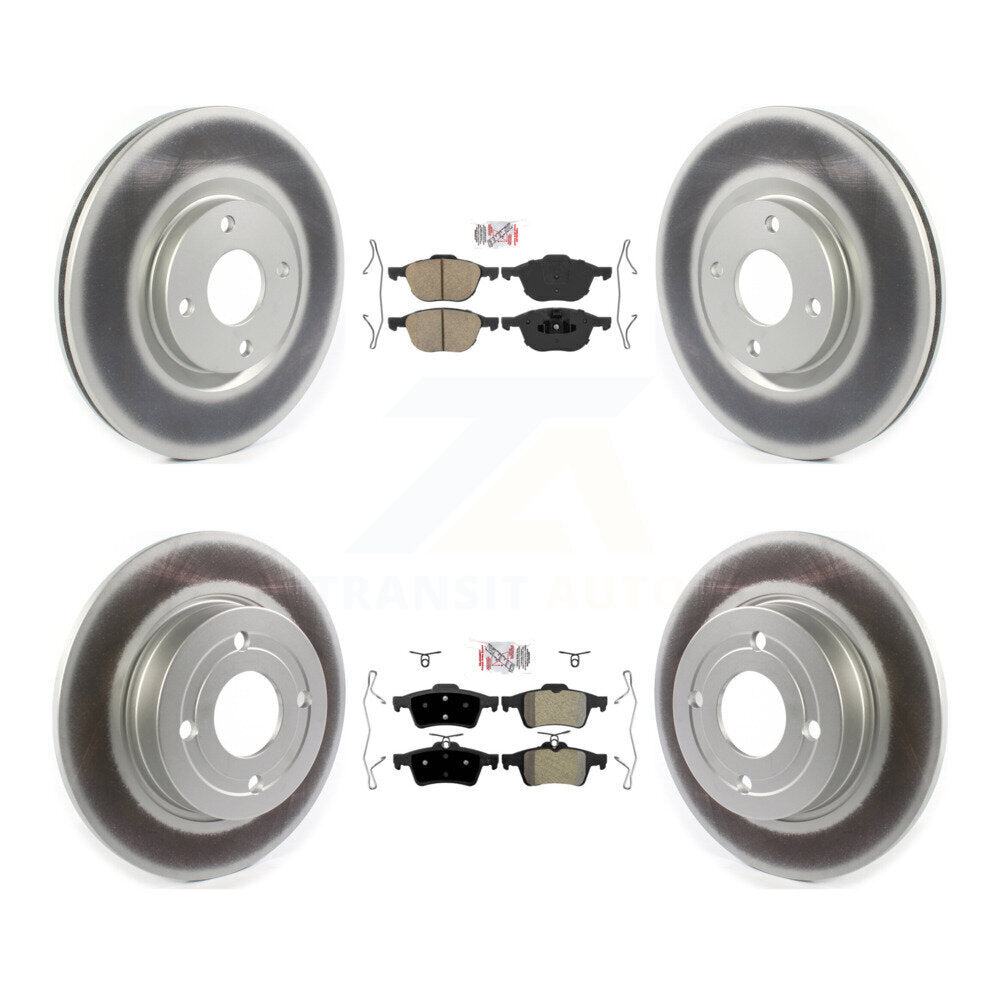 Transit Auto KGA-104866 Disc Brake Kit for 2018-2021 Ford EcoSport - Front and Rear