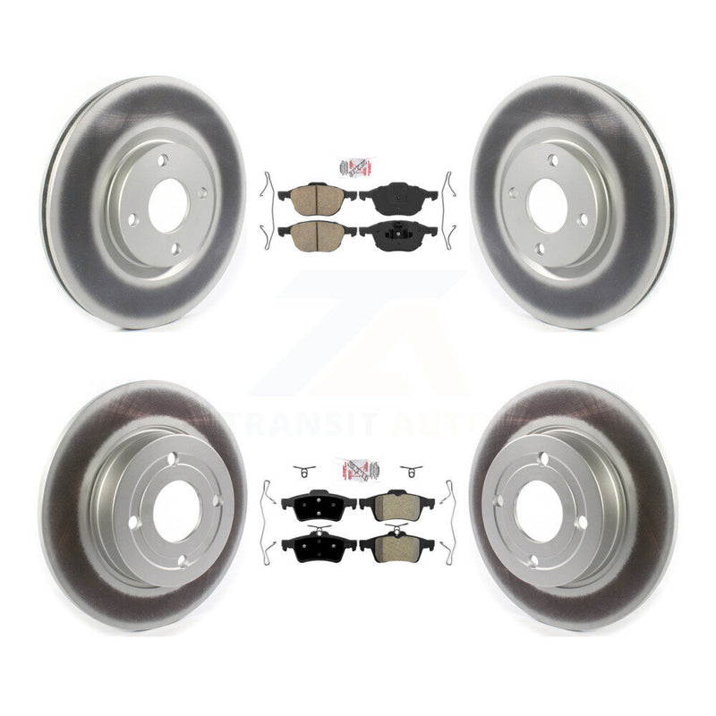 Transit Auto KGA-104866 Disc Brake Kit for 2018-2021 Ford EcoSport - Front and Rear