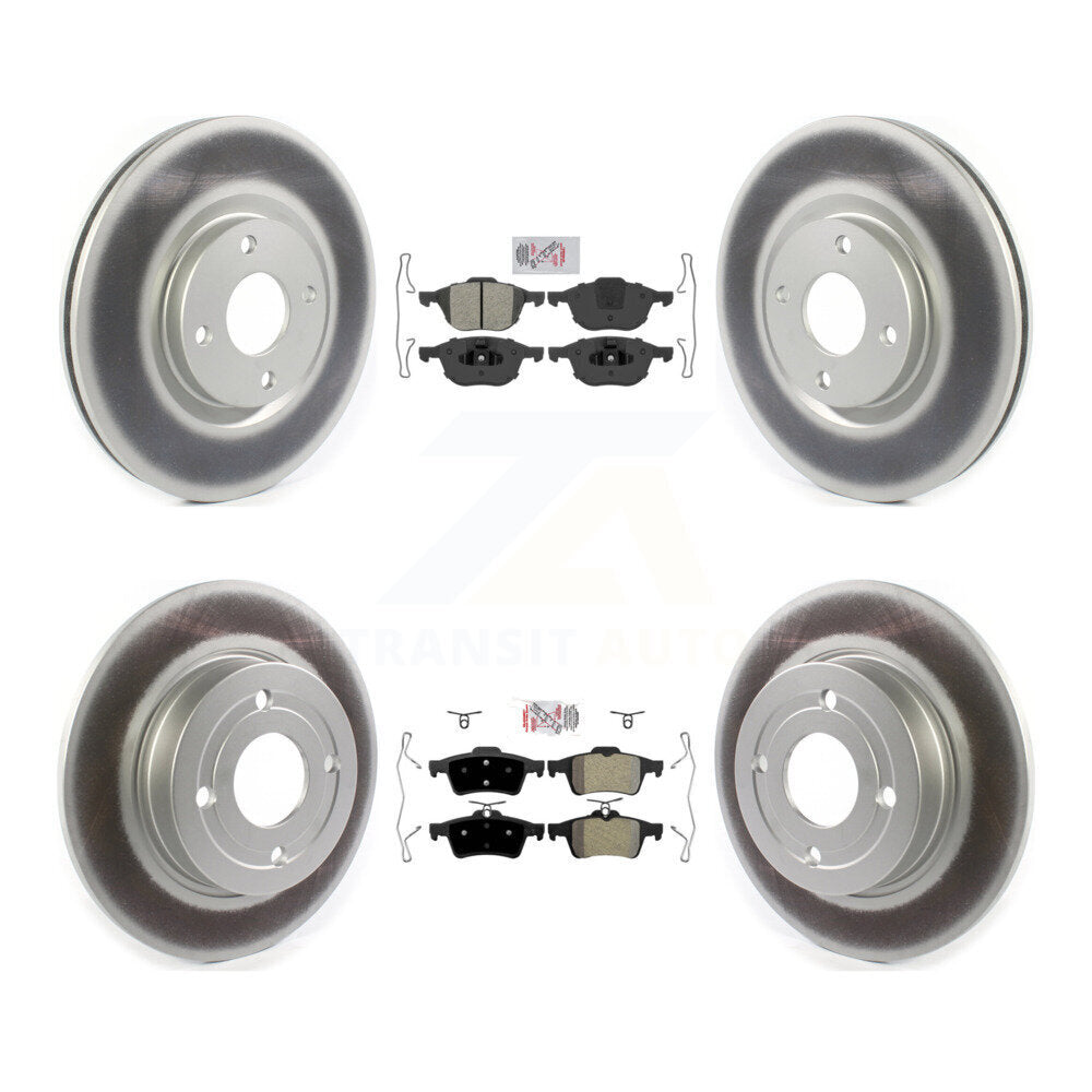 Transit Auto KGA-104867 Disc Brake Kit for 2018-2021 Ford EcoSport - Front and Rear