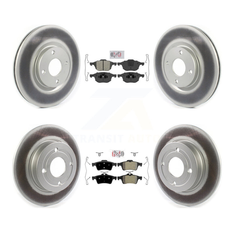Transit Auto KGA-104867 Disc Brake Kit for 2018-2021 Ford EcoSport - Front and Rear