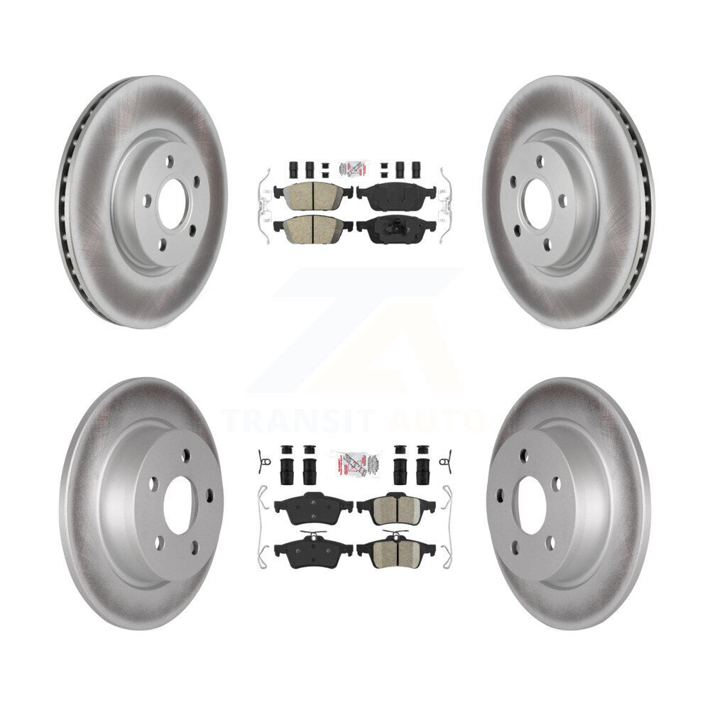 Transit Auto KGA-104868 Disc Brake Kit for 2018-2023 Ford Transit Connect - Front and Rear