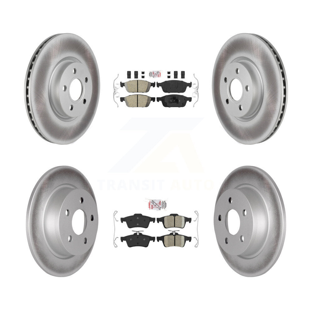Transit Auto KGA-104869 Disc Brake Kit for 2018-2023 Ford Transit Connect - Front and Rear