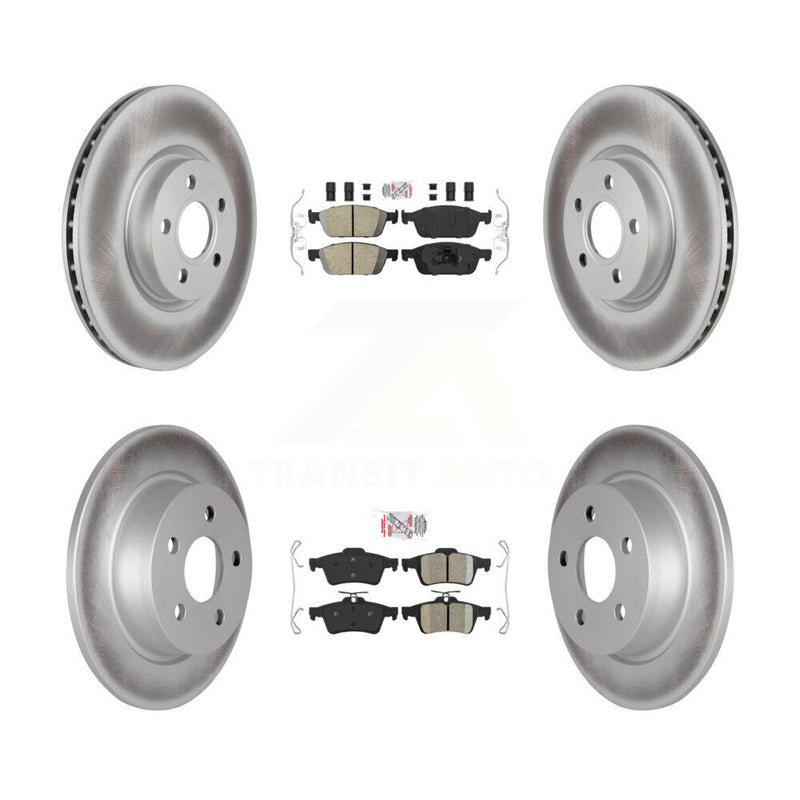 Transit Auto KGA-104869 Disc Brake Kit for 2018-2023 Ford Transit Connect - Front and Rear