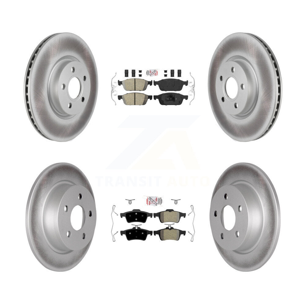 Transit Auto KGA-104870 Disc Brake Kit for 2018-2023 Ford Transit Connect - Front and Rear