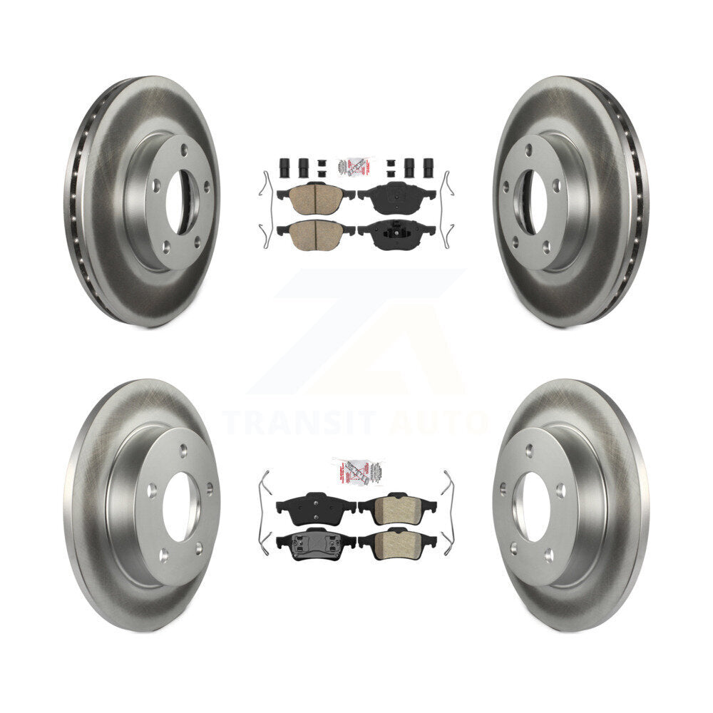 Transit Auto KGA-104871 Disc Brake Kit for 2004-2005 Mazda 3 - Front and Rear