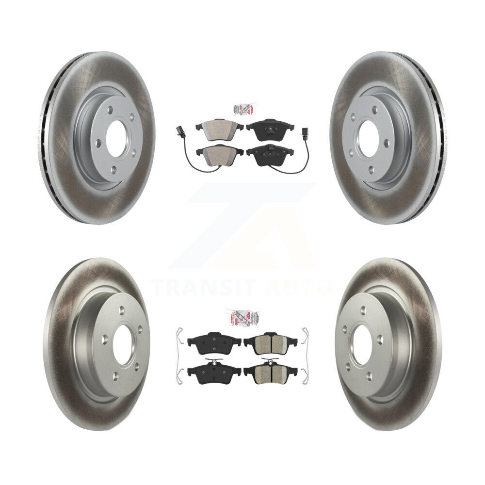 Transit Auto KGA-104873 Disc Brake Kit for 2004 Volvo S40 - Front and Rear
