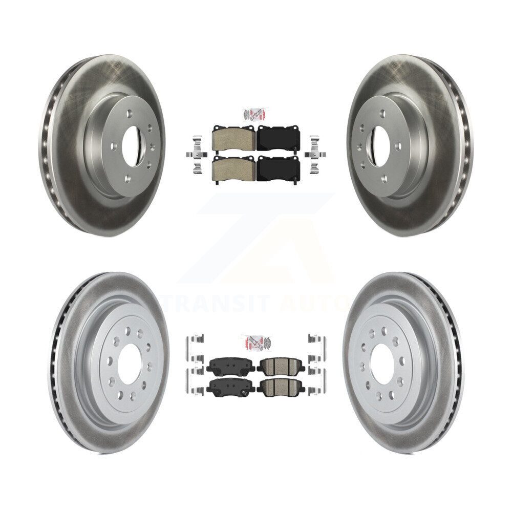 Transit Auto KGA-104880 Disc Brake Kit for 2013-2015 Cadillac ATS - Front and Rear