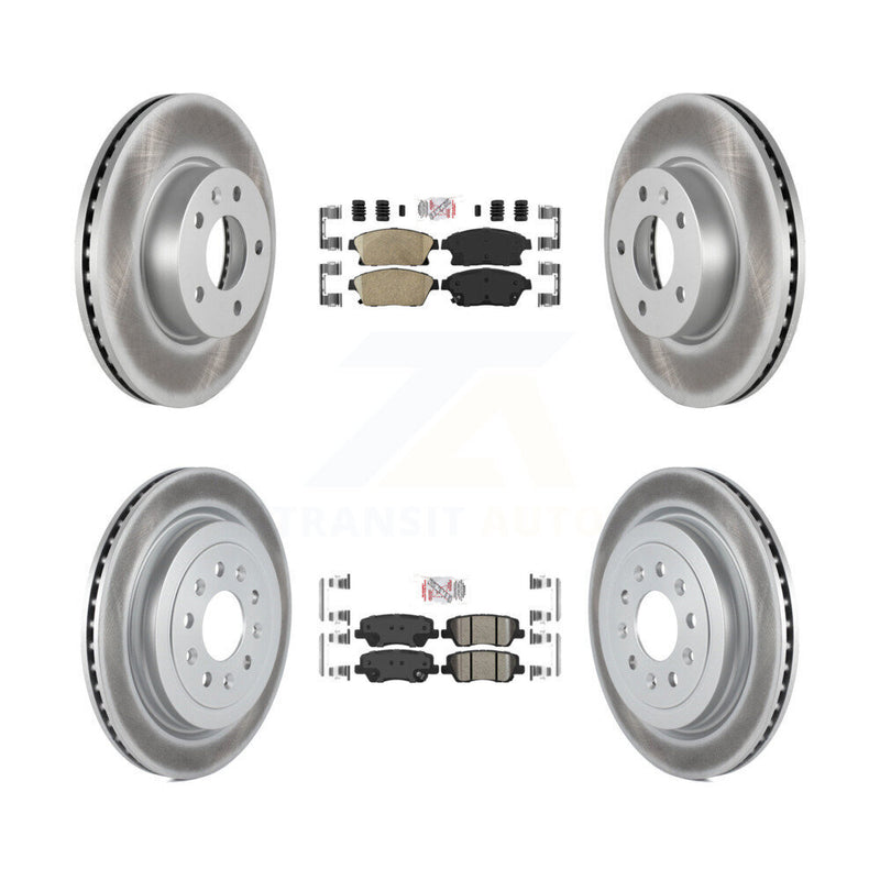 Transit Auto KGA-104882 Disc Brake Kit for 2013-2015 Cadillac ATS - Front and Rear