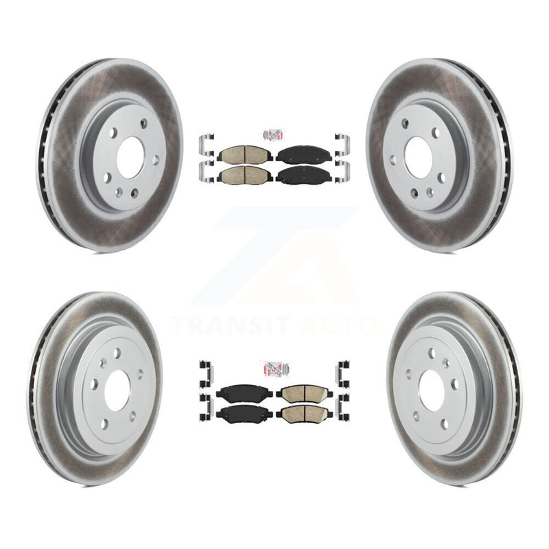 Transit Auto KGA-104884 Disc Brake Kit for 2008-2014 Cadillac CTS - Front and Rear
