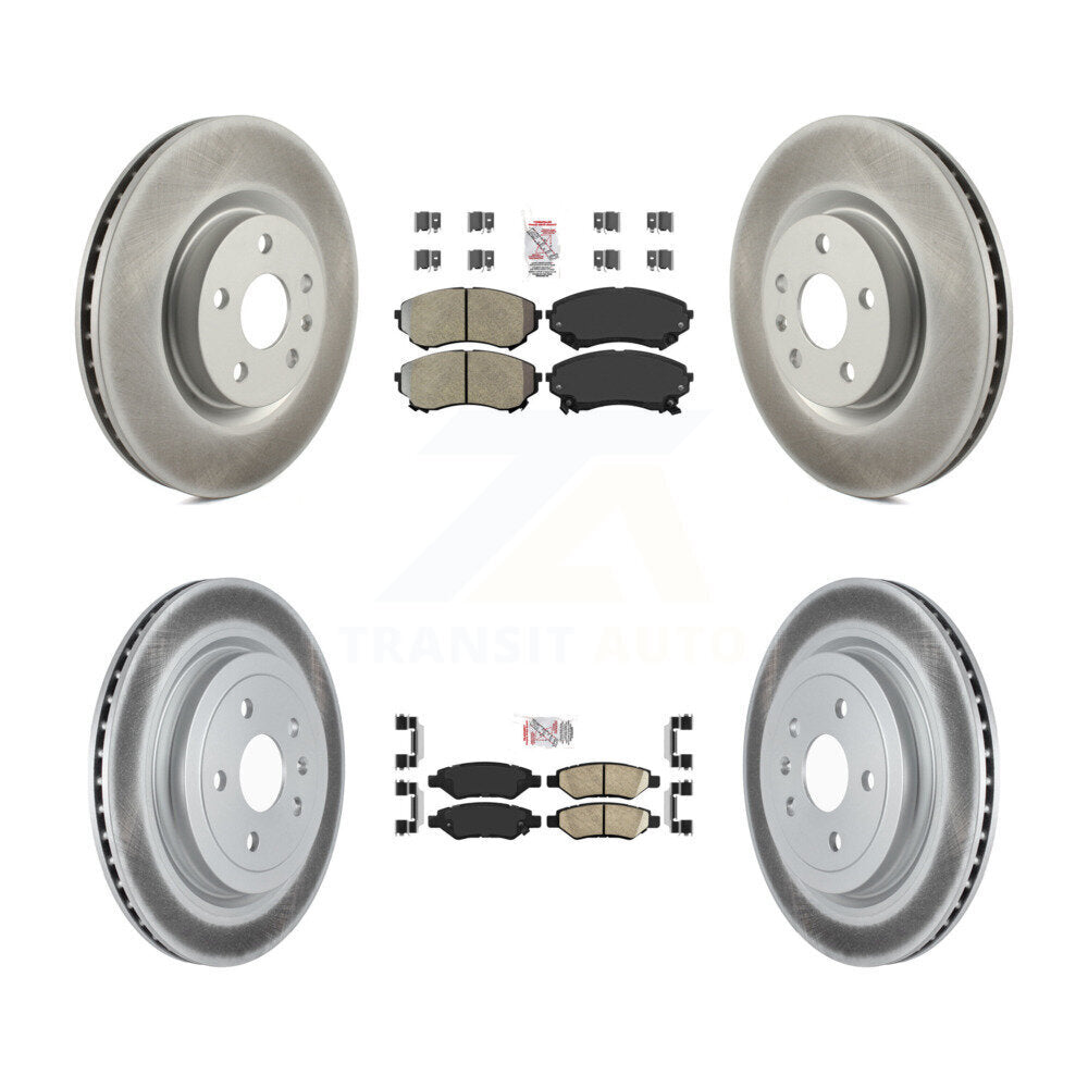 Transit Auto KGA-104885 Disc Brake Kit for 2008-2014 Cadillac CTS - Front and Rear