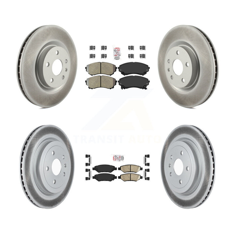 Transit Auto KGA-104885 Disc Brake Kit for 2008-2014 Cadillac CTS - Front and Rear