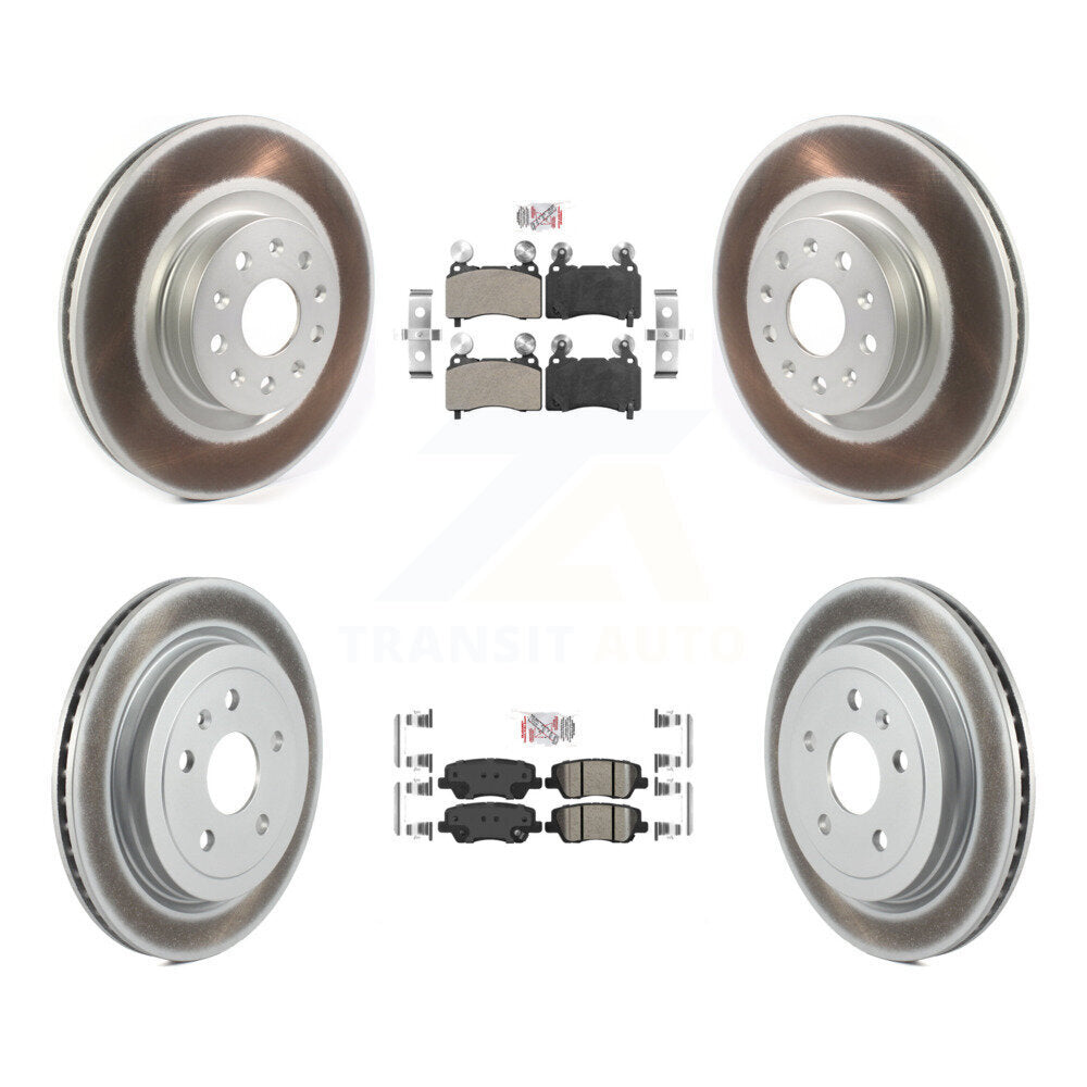 Transit Auto KGA-104886 Disc Brake Kit for 2015 Cadillac CTS - Front and Rear