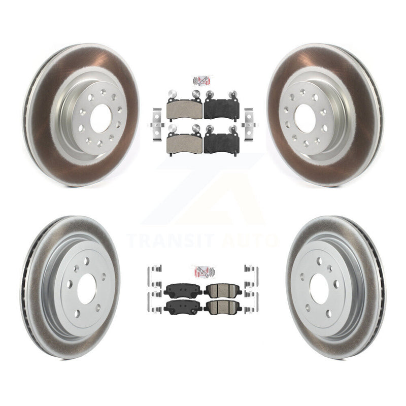 Transit Auto KGA-104886 Disc Brake Kit for 2015 Cadillac CTS - Front and Rear