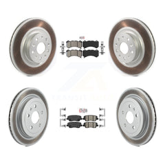 Transit Auto KGA-104887 Disc Brake Kit for 2016 Cadillac CTS - Front and Rear