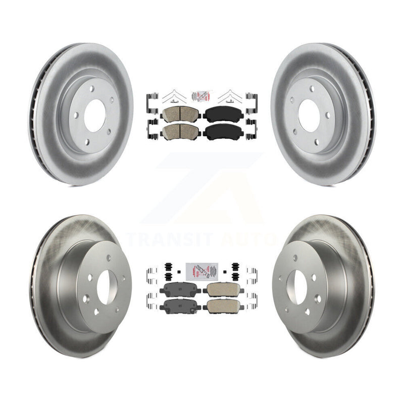 Transit Auto KGA-104897 Disc Brake Kit for 2008-2015 Nissan Rogue Select, Nissan Rogue - Front and Rear