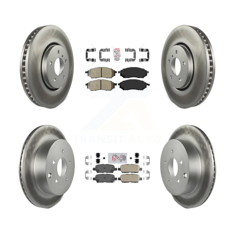 Transit Auto KGA-104899 Disc Brake Kit for 2006-2013 INFINITI FX37, INFINITI FX35, INFINITI FX45 - Front and Rear