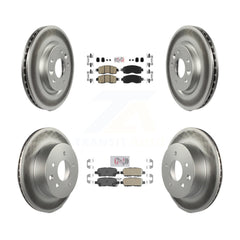 Transit Auto KGA-104900 Disc Brake Kit for 2014-2017 Nissan LEAF - Front and Rear