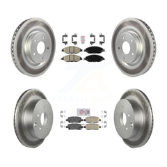 Transit Auto KGA-104904 Disc Brake Kit for 2013-2024 Nissan Murano, INFINITI QX60 and More - Front and Rear