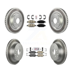 Transit Auto KGA-104907 Disc Brake Kit for 2013-2024 Nissan Murano, INFINITI QX60 and More - Front and Rear