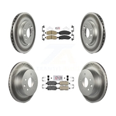 Transit Auto KGA-104910 Disc Brake Kit for 2015 Nissan LEAF - Front and Rear