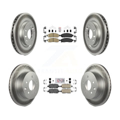 Transit Auto KGA-104911 Disc Brake Kit for 2015 Nissan LEAF - Front and Rear