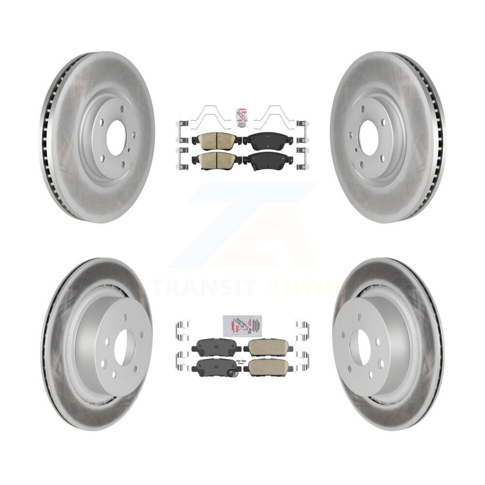 Transit Auto KGA-104912 Disc Brake Kit for 2007-2015 INFINITI Q60, INFINITI G35 - Front and Rear