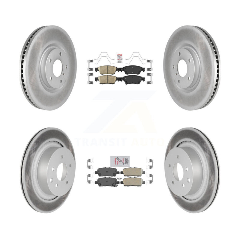 Transit Auto KGA-104912 Disc Brake Kit for 2007-2015 INFINITI Q60, INFINITI G35 - Front and Rear