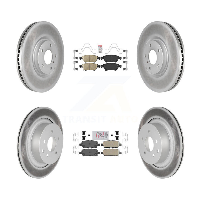 Transit Auto KGA-104913 Disc Brake Kit for 2007-2015 INFINITI Q60, INFINITI G35 - Front and Rear