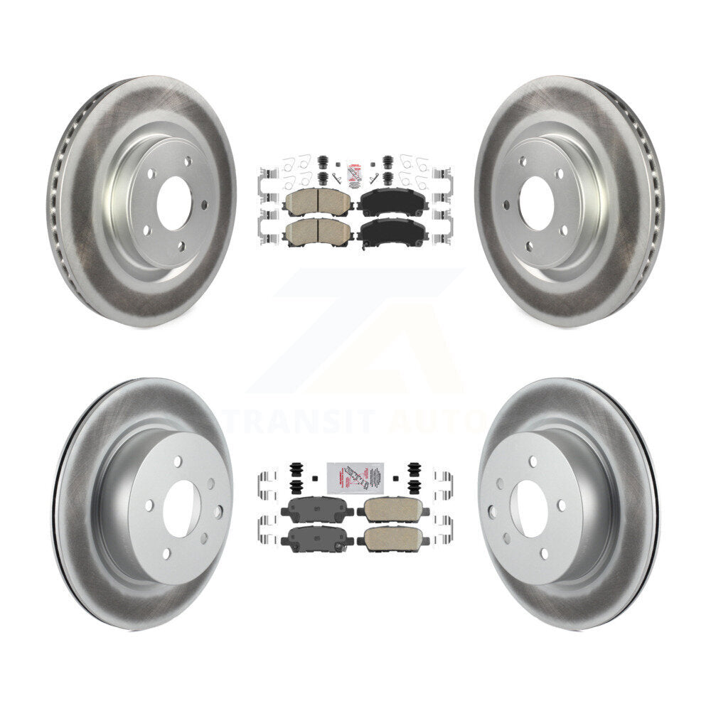 Transit Auto KGA-104916 Disc Brake Kit for 2016-2017 INFINITI QX50 - Front and Rear