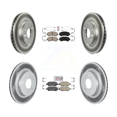 Transit Auto KGA-104926 Disc Brake Kit for 2017-2019 Nissan Rogue Sport, Nissan Qashqai - Front and Rear