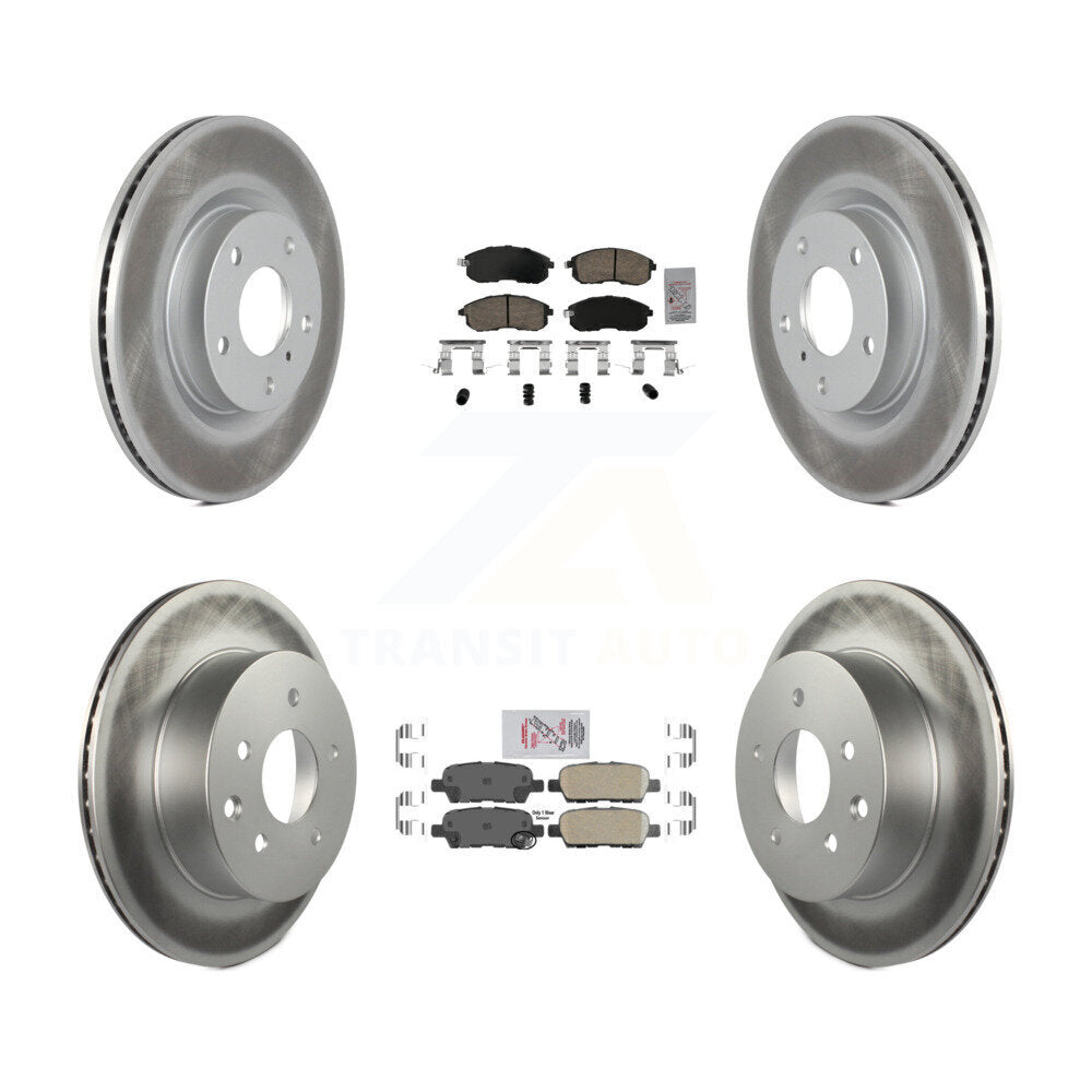 Transit Auto KGA-104930 Disc Brake Kit for 2003-2005 INFINITI G35, Nissan 350Z - Front and Rear