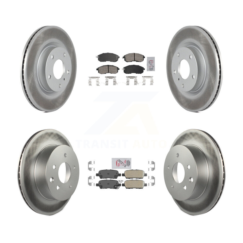Transit Auto KGA-104931 Disc Brake Kit for 2003-2005 INFINITI G35, Nissan 350Z - Front and Rear