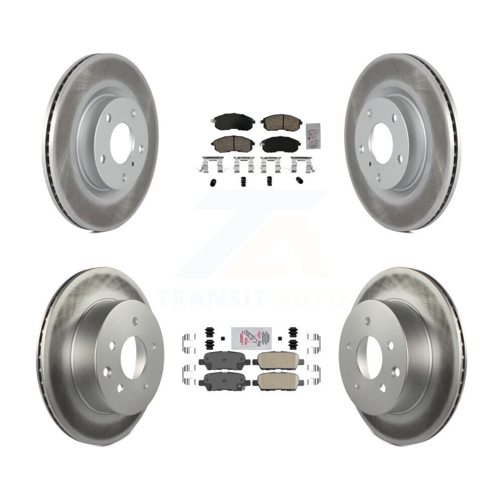 Transit Auto KGA-104932 Disc Brake Kit for 2003-2005 INFINITI G35, Nissan 350Z - Front and Rear