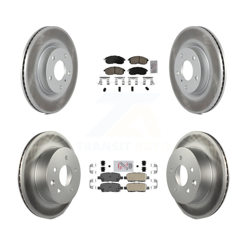 Transit Auto KGA-104932 Disc Brake Kit for 2003-2005 INFINITI G35, Nissan 350Z - Front and Rear