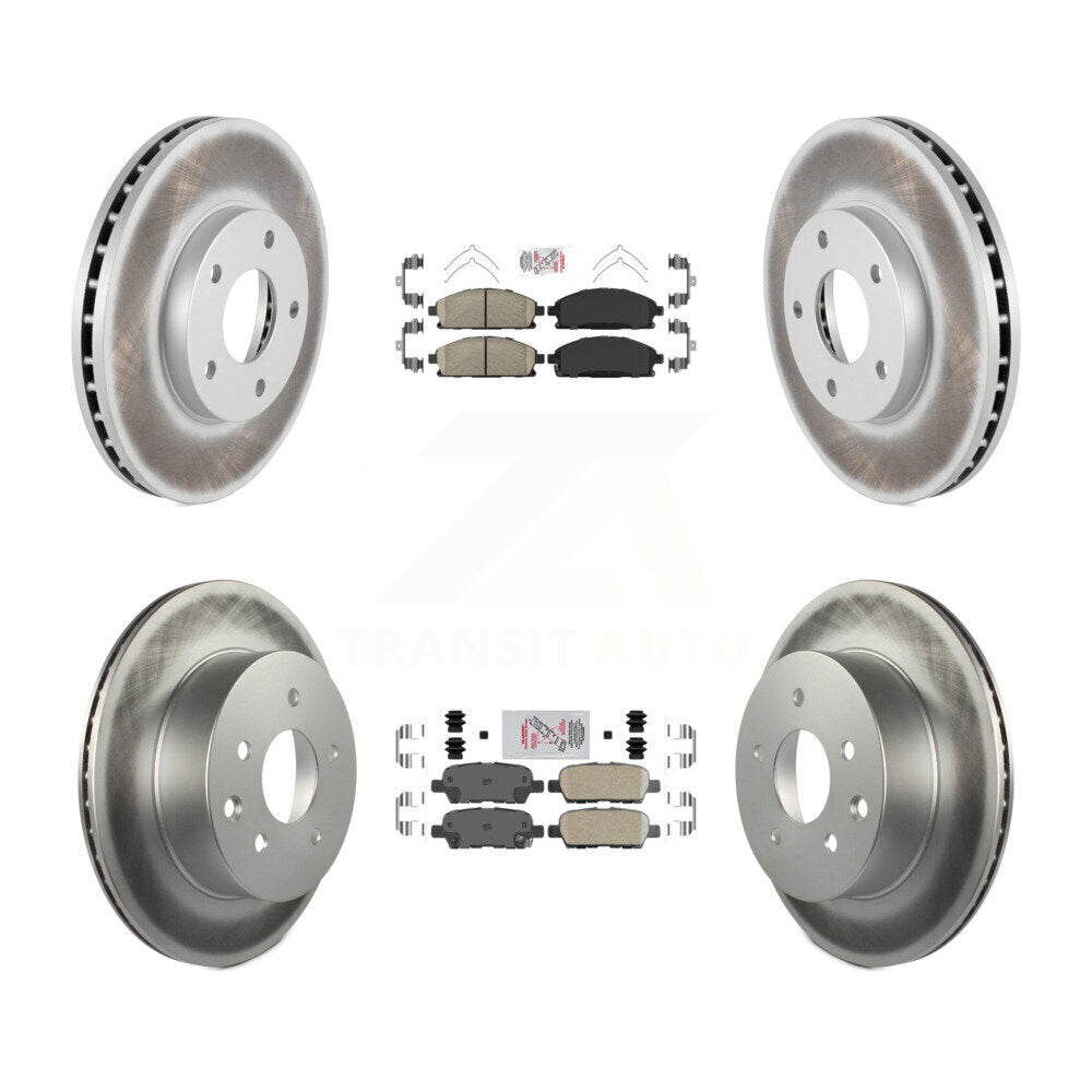 Transit Auto KGA-104939 Disc Brake Kit for 2005-2006 Nissan X-Trail - Front and Rear