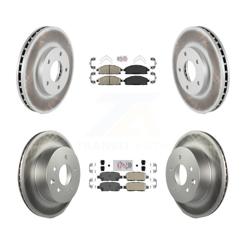 Transit Auto KGA-104939 Disc Brake Kit for 2005-2006 Nissan X-Trail - Front and Rear