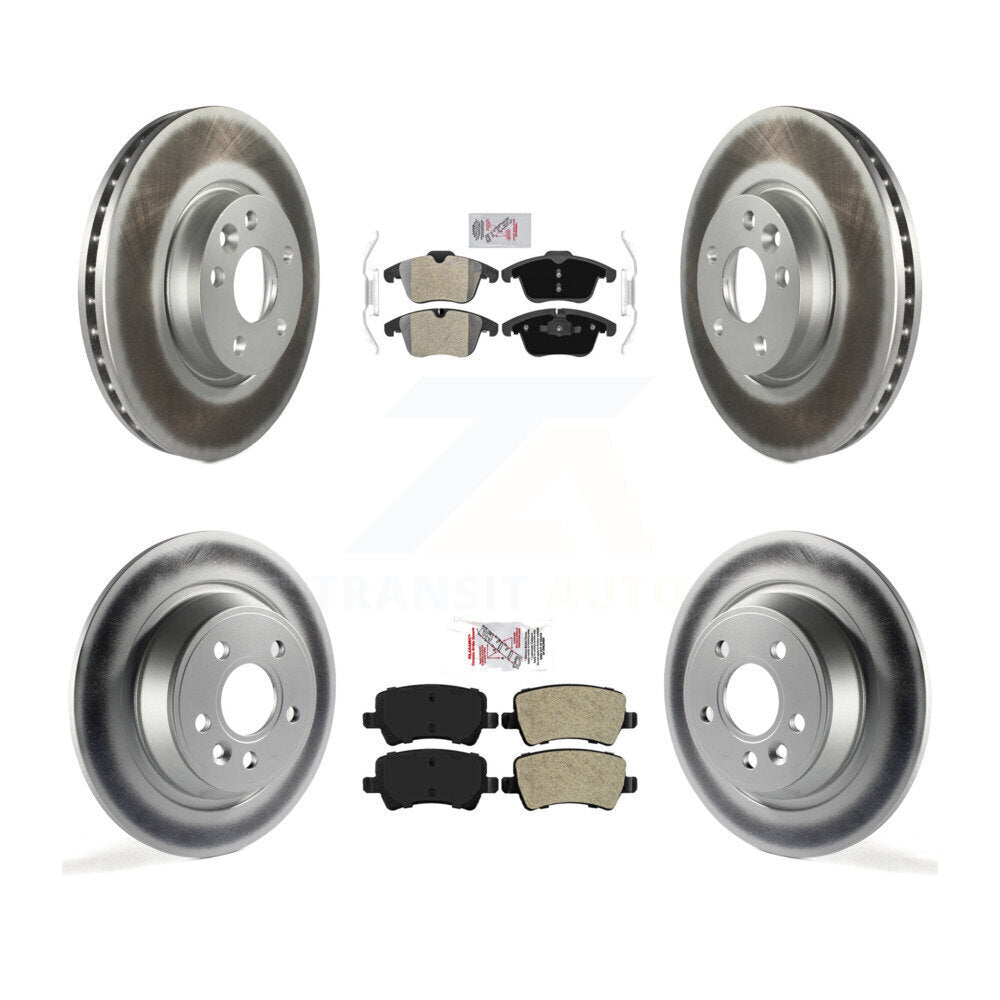 Transit Auto KGA-104940 Disc Brake Kit for 2012-2015 Land Rover Range Rover Evoque - Front and Rear