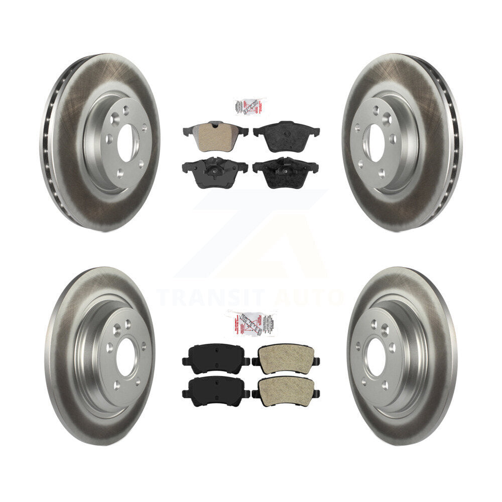 Transit Auto KGA-104942 Disc Brake Kit for 2008 Volvo V70 - Front and Rear