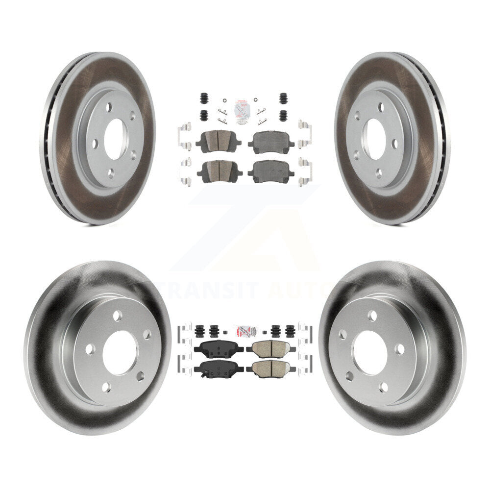 Transit Auto KGA-104943 Disc Brake Kit for 2004-2008 Chevrolet Malibu, Pontiac G6 - Front and Rear