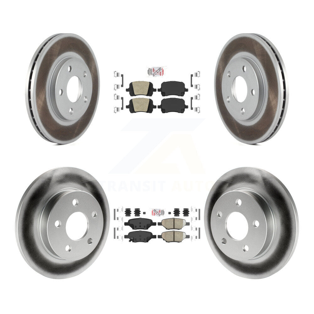 Transit Auto KGA-104944 Disc Brake Kit for 2004-2008 Chevrolet Malibu, Pontiac G6 - Front and Rear