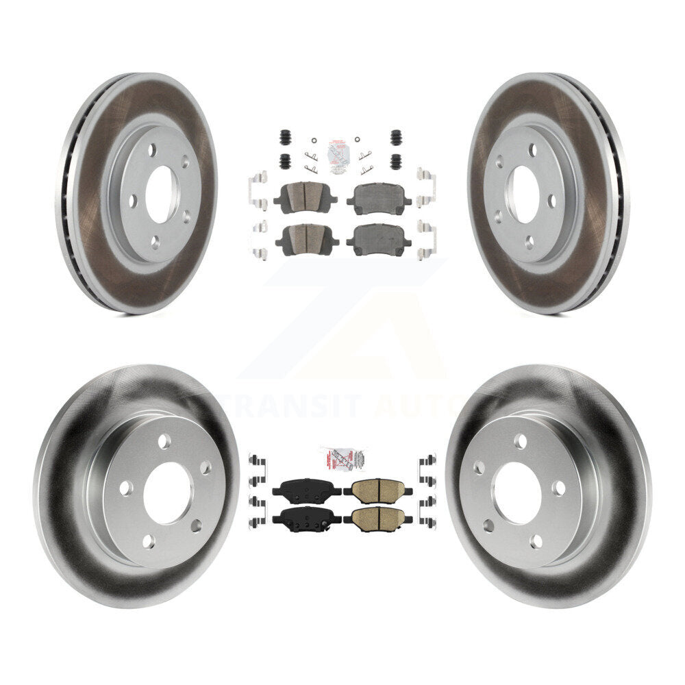 Transit Auto KGA-104945 Disc Brake Kit for 2004-2008 Chevrolet Malibu, Pontiac G6 - Front and Rear