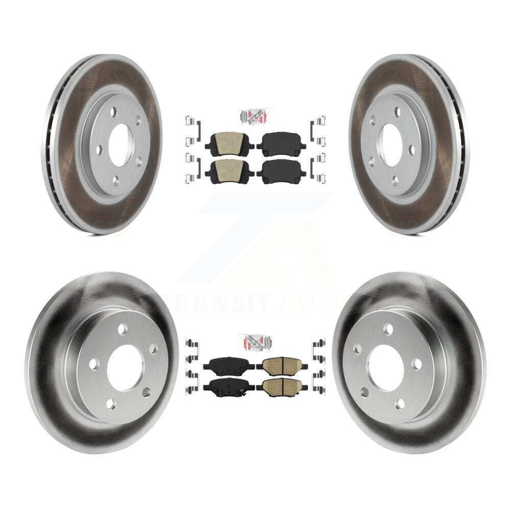 Transit Auto KGA-104946 Disc Brake Kit for 2004-2008 Chevrolet Malibu, Pontiac G6 - Front and Rear