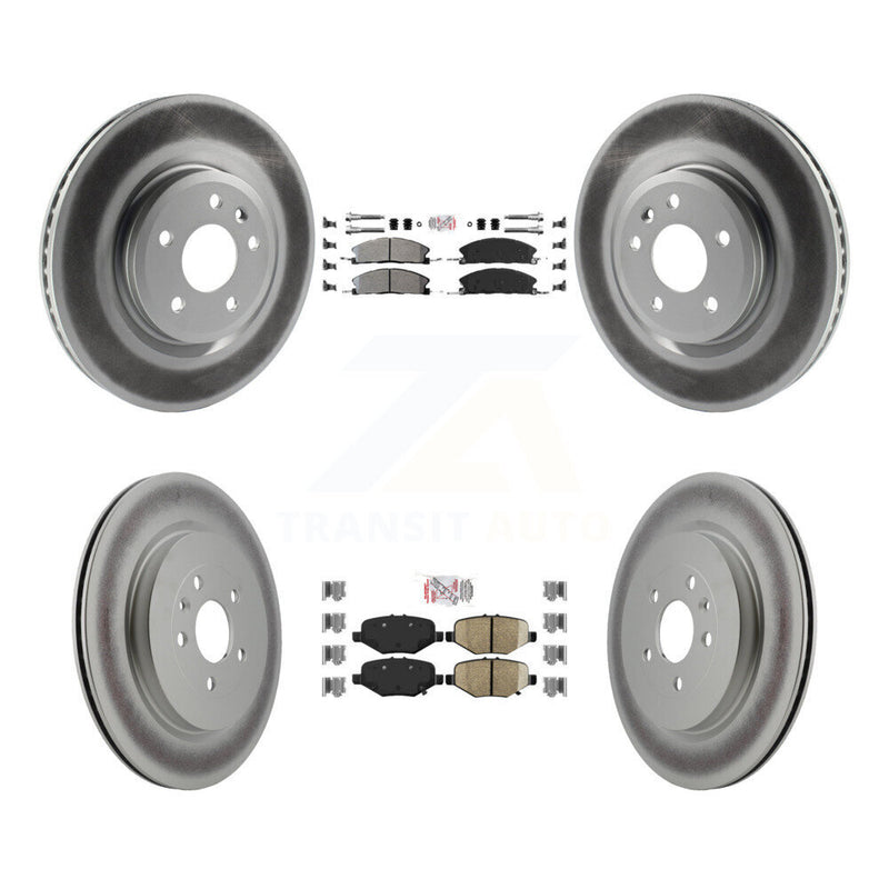 Transit Auto KGA-104947 Disc Brake Kit for 2013 Ford Explorer - Front and Rear