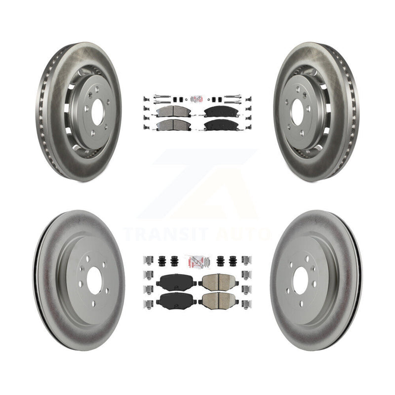 Transit Auto KGA-104950 Disc Brake Kit for 2012-2019 Ford Taurus, Lincoln MKT and More - Front and Rear