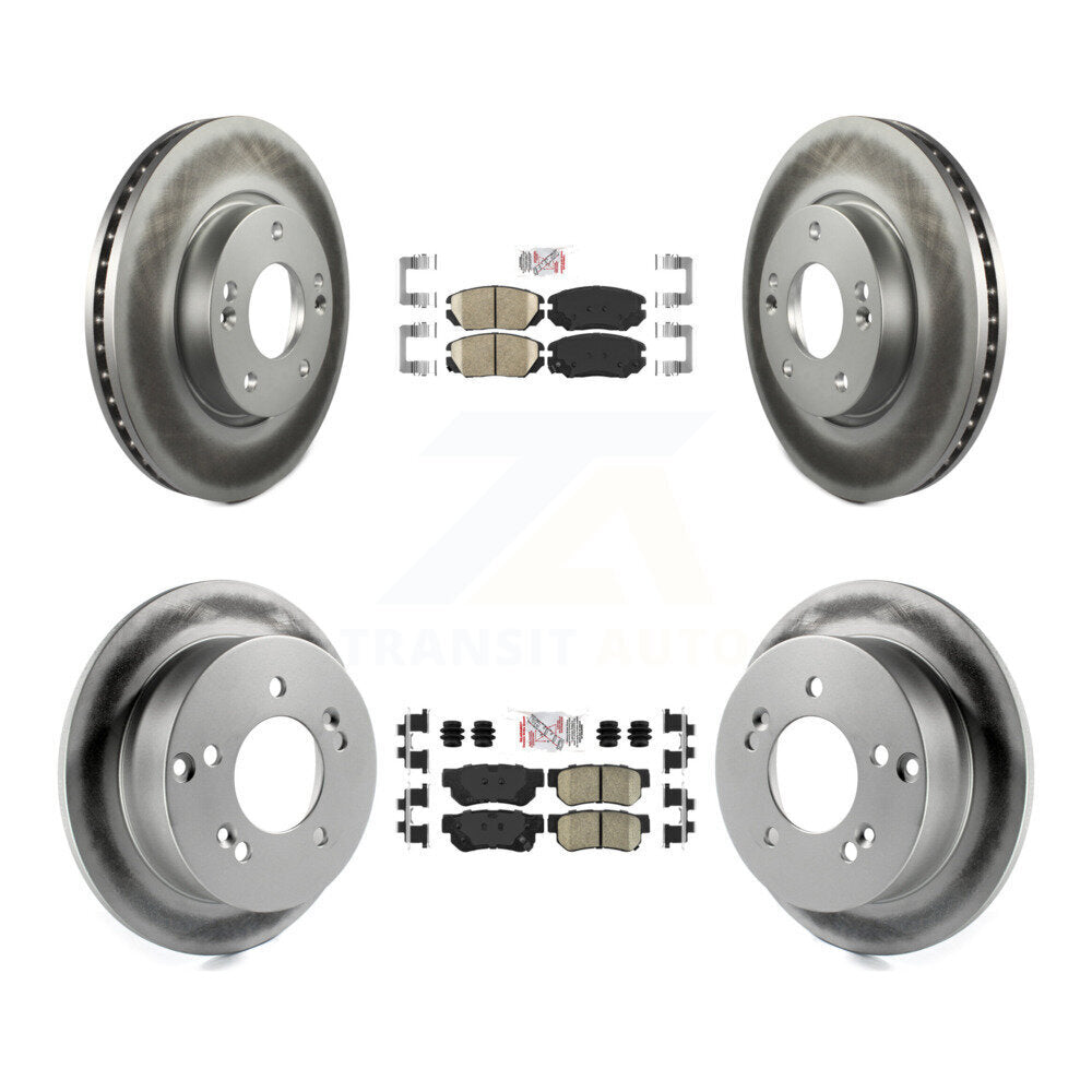 Transit Auto KGA-104959 Disc Brake Kit for 2006-2008 Hyundai Sonata - Front and Rear