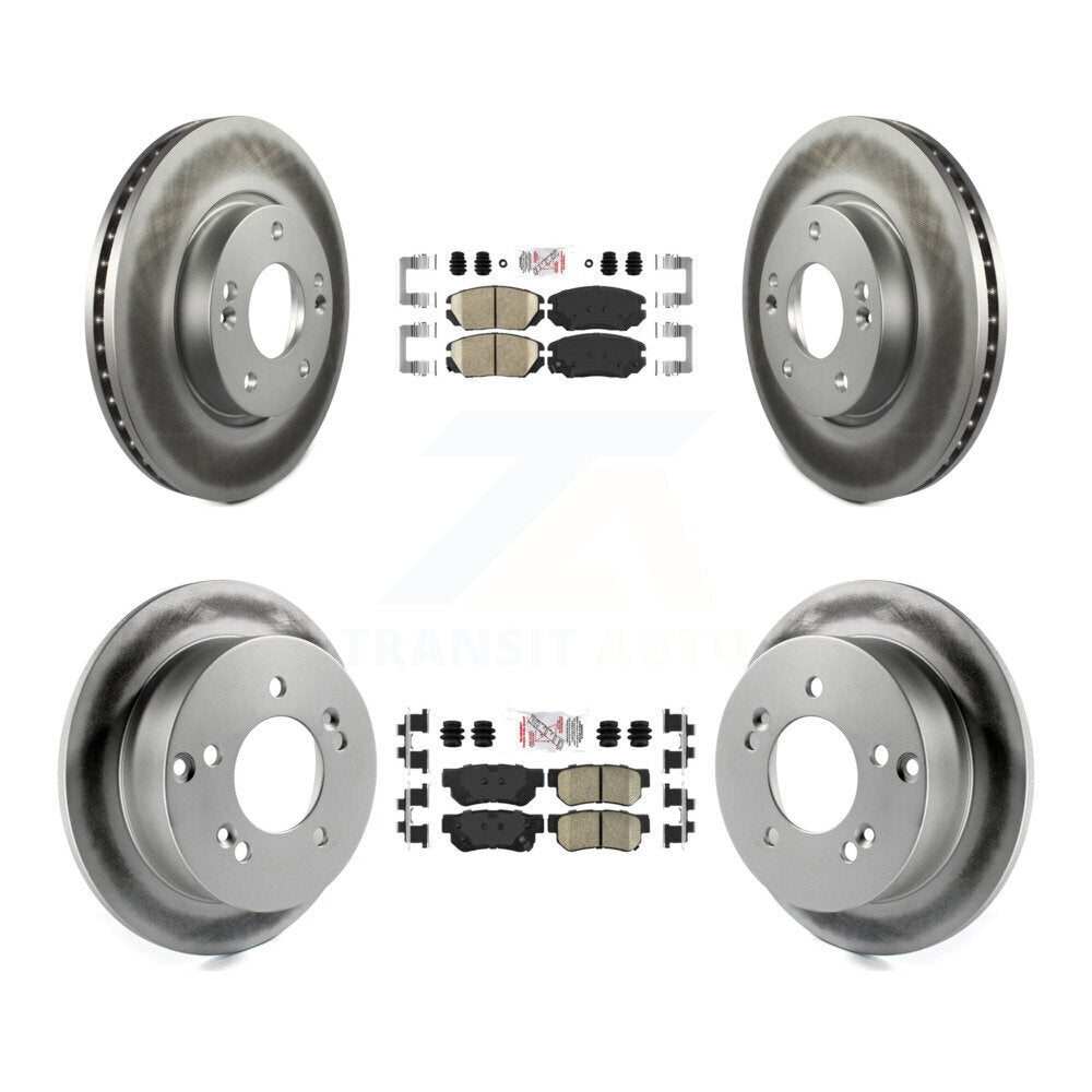 Transit Auto KGA-104960 Disc Brake Kit for 2006-2008 Hyundai Sonata - Front and Rear
