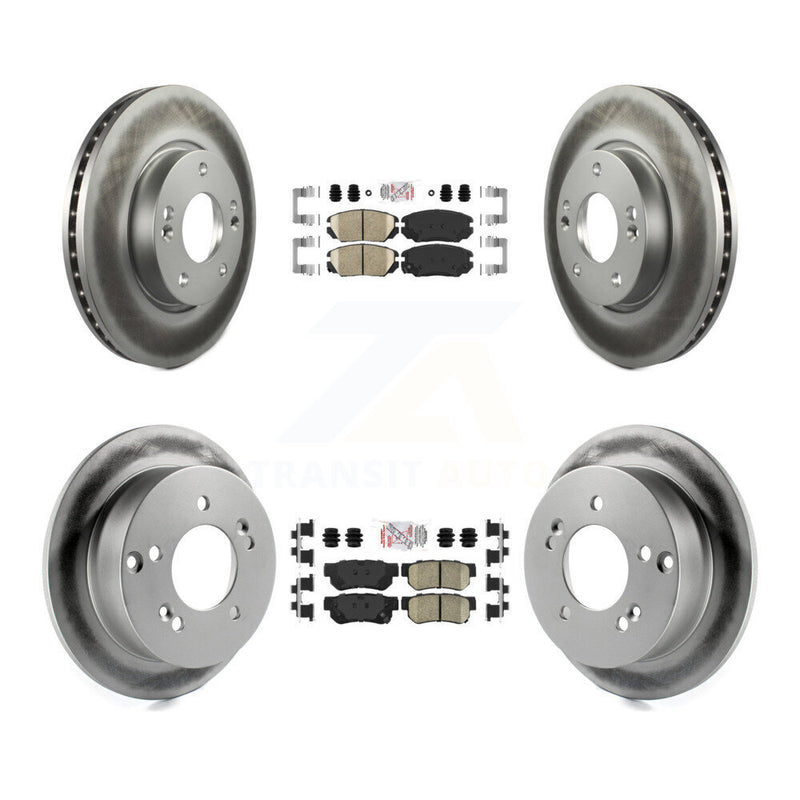 Transit Auto KGA-104960 Disc Brake Kit for 2006-2008 Hyundai Sonata - Front and Rear