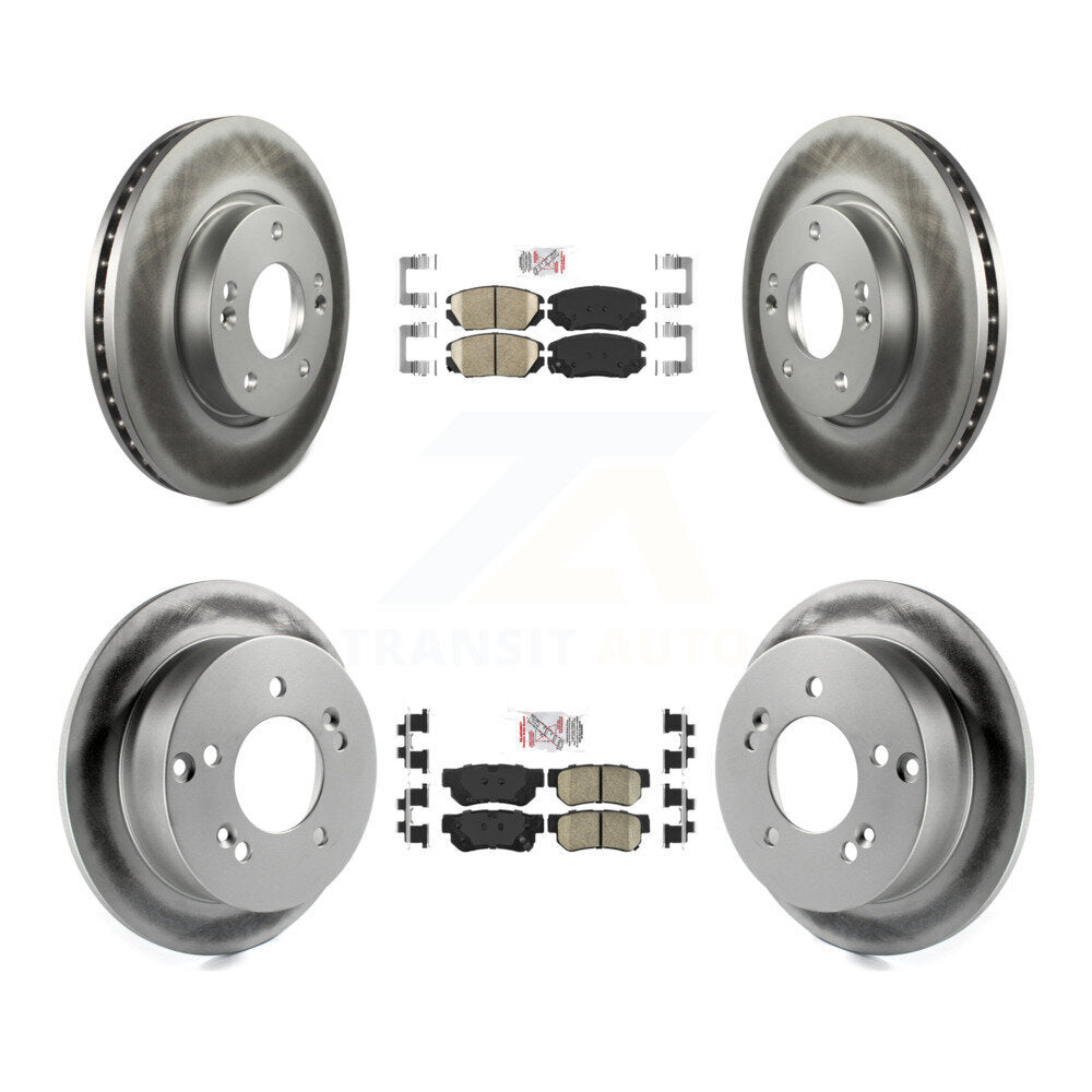 Transit Auto KGA-104961 Disc Brake Kit for 2006-2008 Hyundai Sonata - Front and Rear